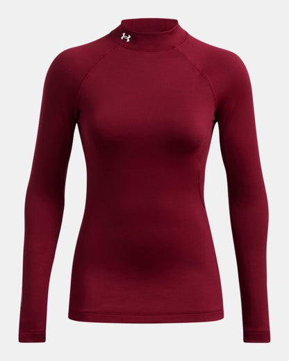 Women's ColdGear Mock Neck Long Sleeve