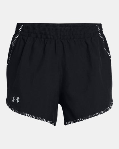 Women's UA Fly-By Printed 3 Shorts