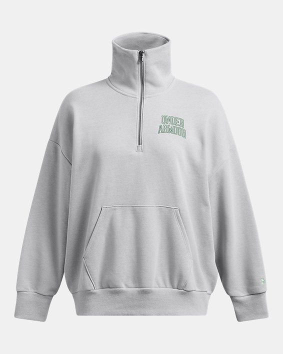 Women's UA Icon Heavyweight Terry Oversized  Zip