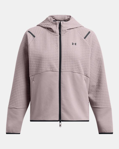 Women's UA Unstoppable Fleece Grid Full Zip