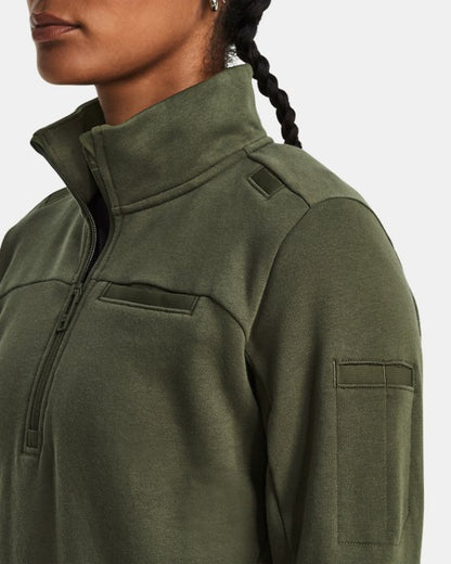 Women's UA Rival Fleece Tactical Job  Zip