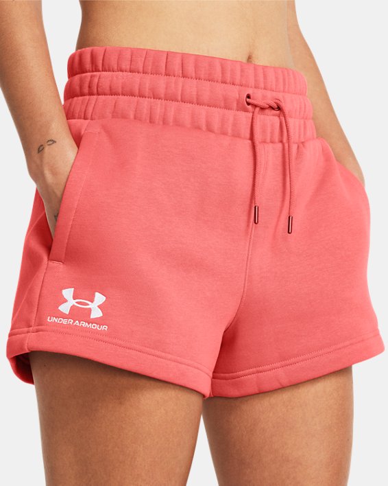 Women's UA Icon Fleece Boxer Shorts