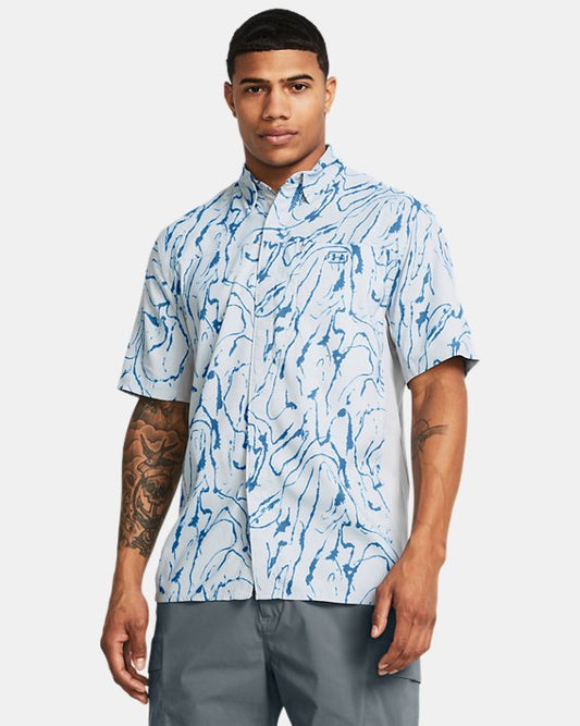 Men's UA Fish Pro Hybrid Printed Short Sleeve