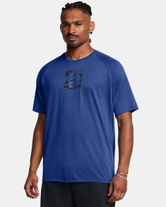 Men's UA Tech? Print Fill Short Sleeve