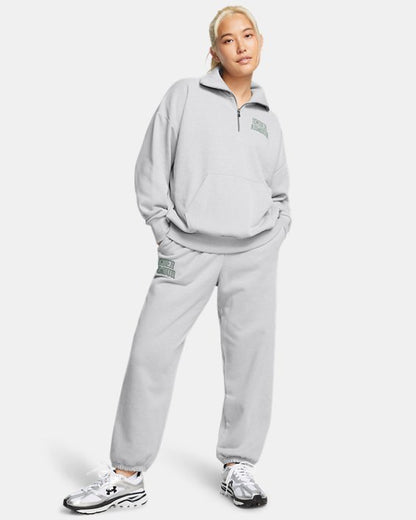 Women's UA Icon Heavyweight Terry Oversized  Zip