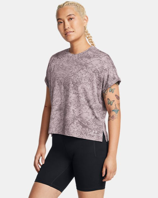 Women's UA Vanish Energy Crop Print Short Sleeve